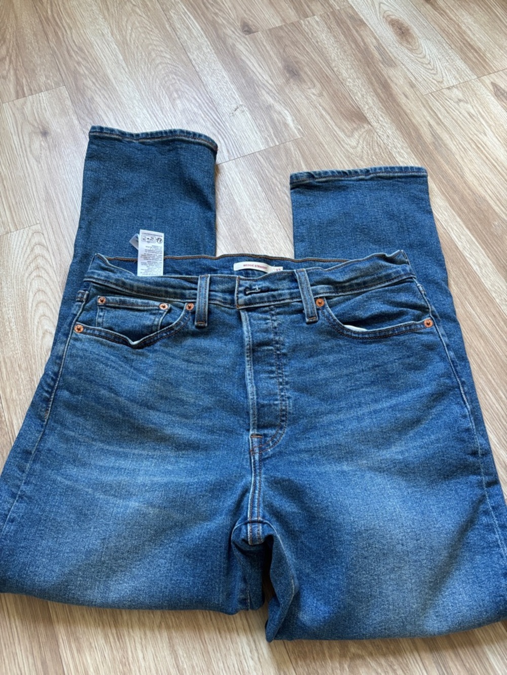 Levi's Dark Blue Straight Leg Men's Jeans